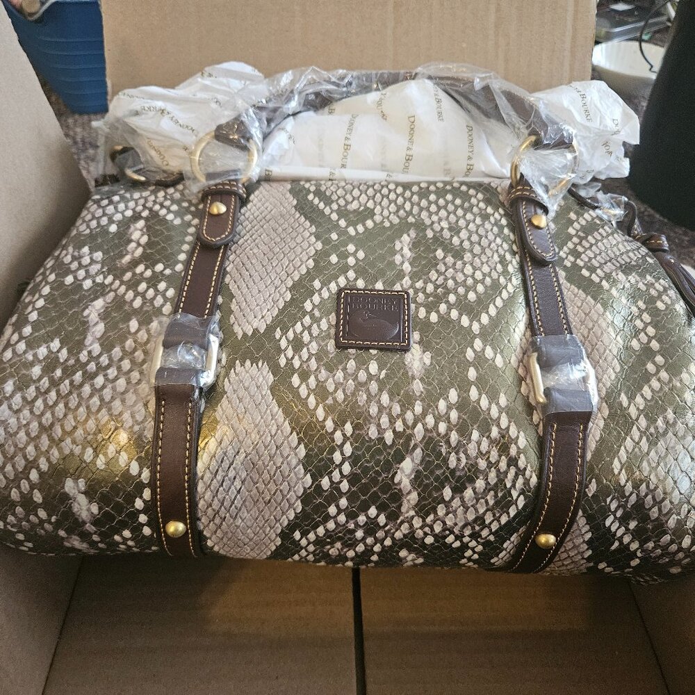 Dooney and Bourke medium metalic satchel